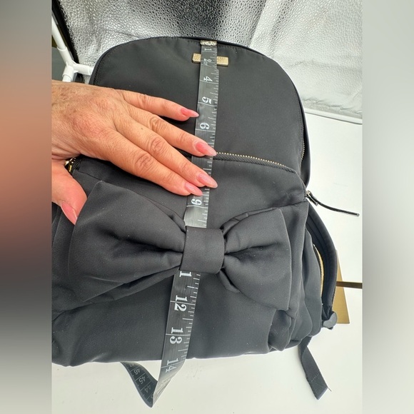 Kate Spade New York Girl Black Nylon Bow Backpack main image 6